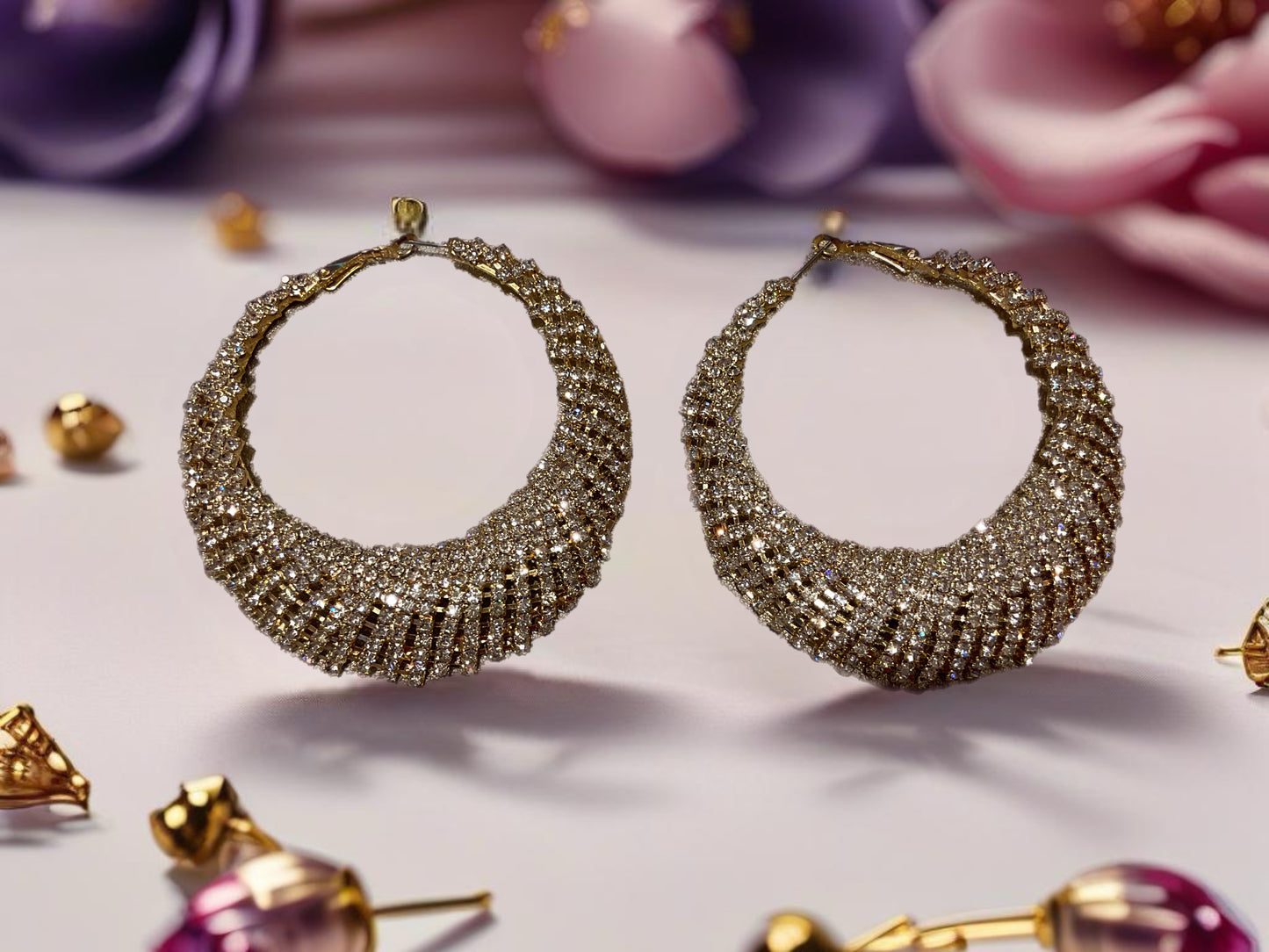 Finishing Touch Hoop Earrings