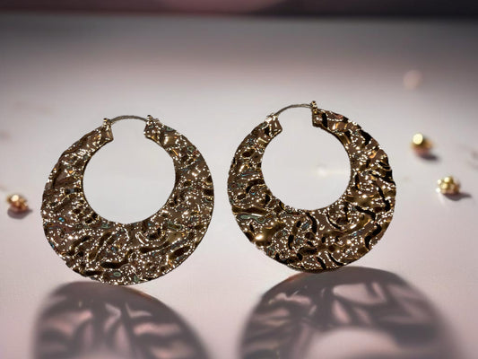 Hammer hoops- earrings