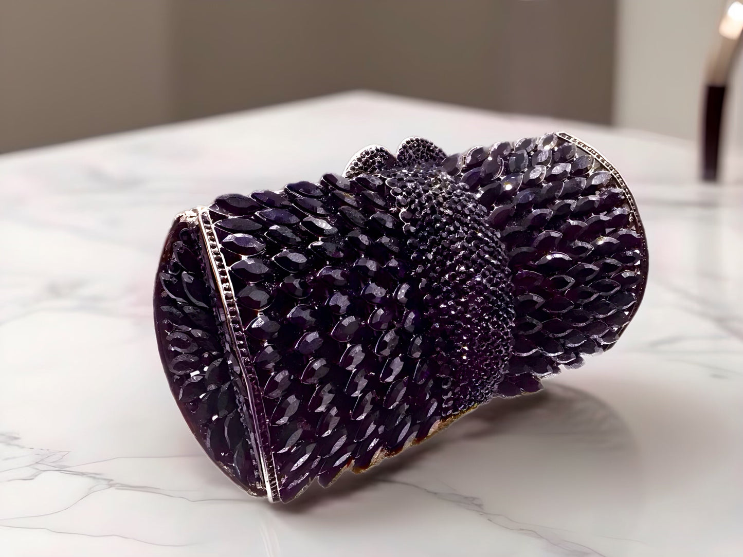 Noir Swan Crystal Swarovski-Purse