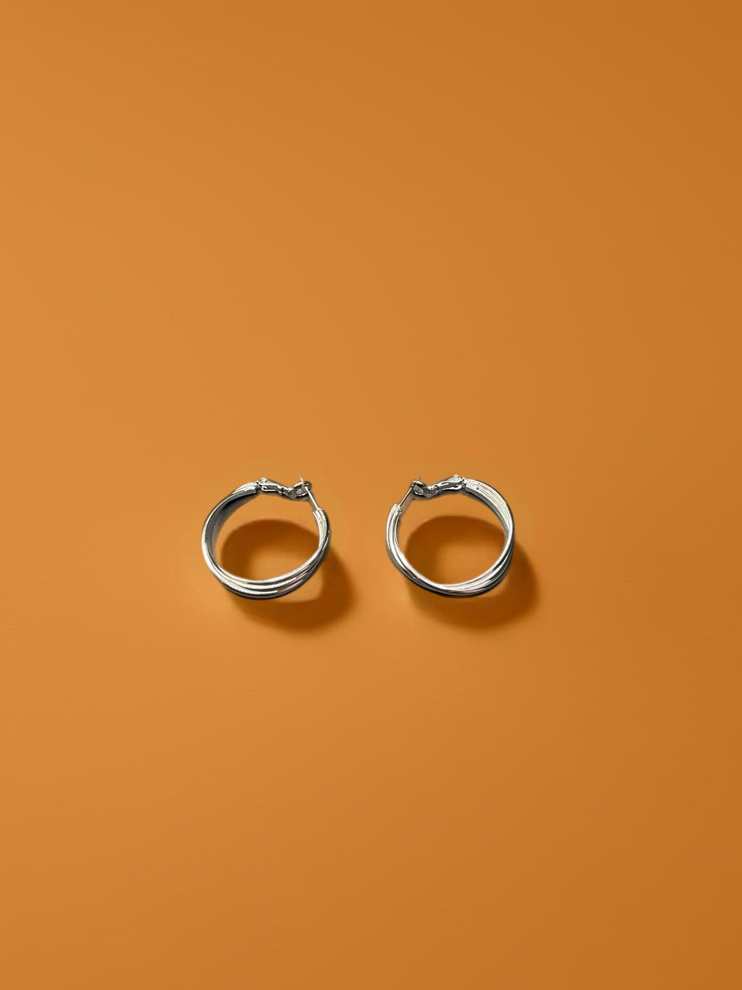 Silver Twirl- Earrings