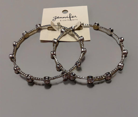 Small Not Your Average Hoop Earrings - Sliver