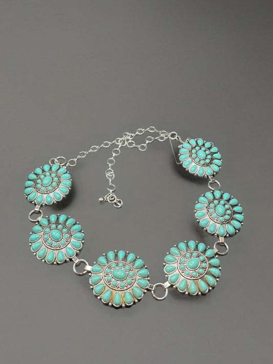Turquoise Chain Belt