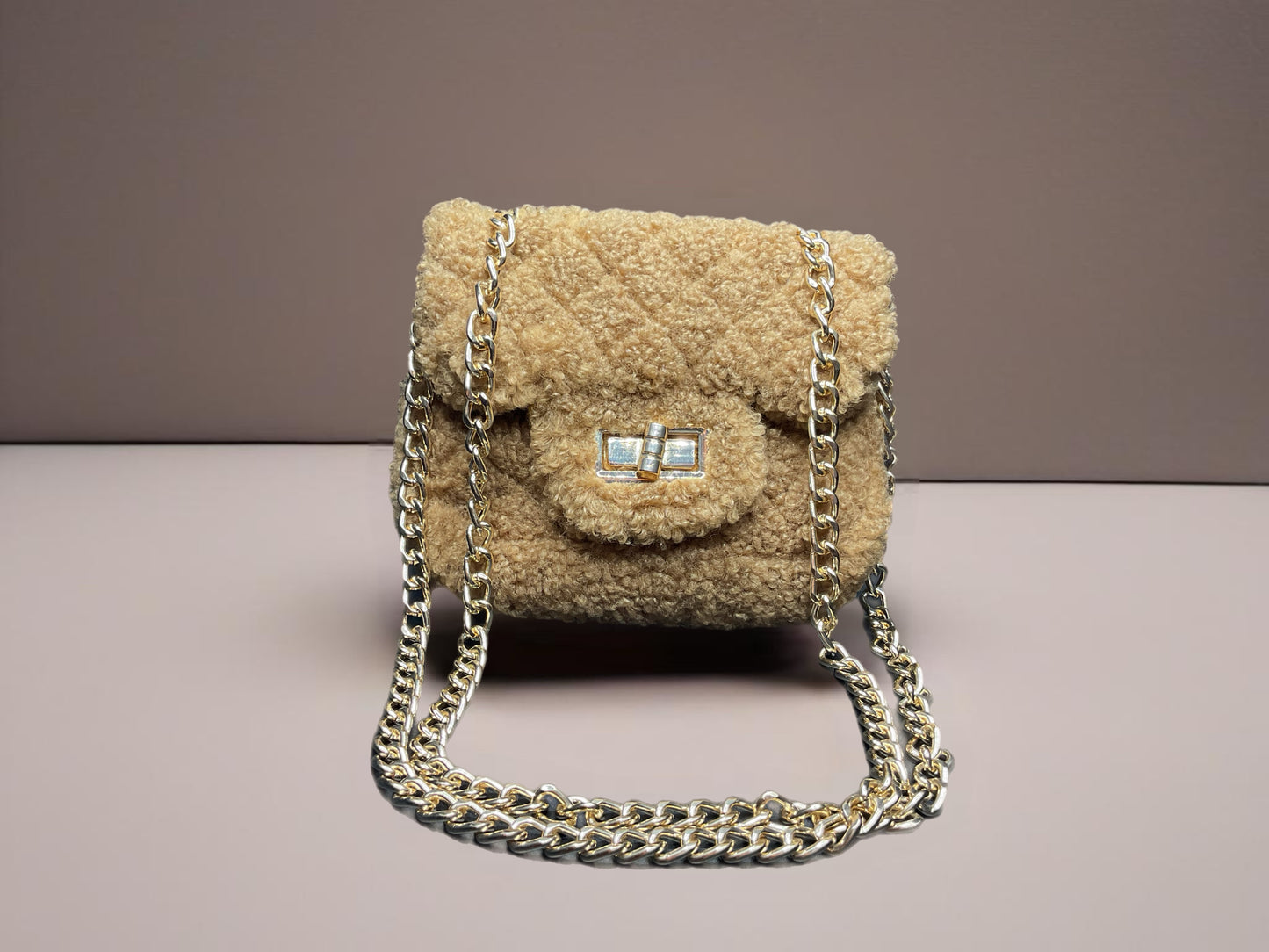 Fuzzy wuzzy mini crossbody-purse