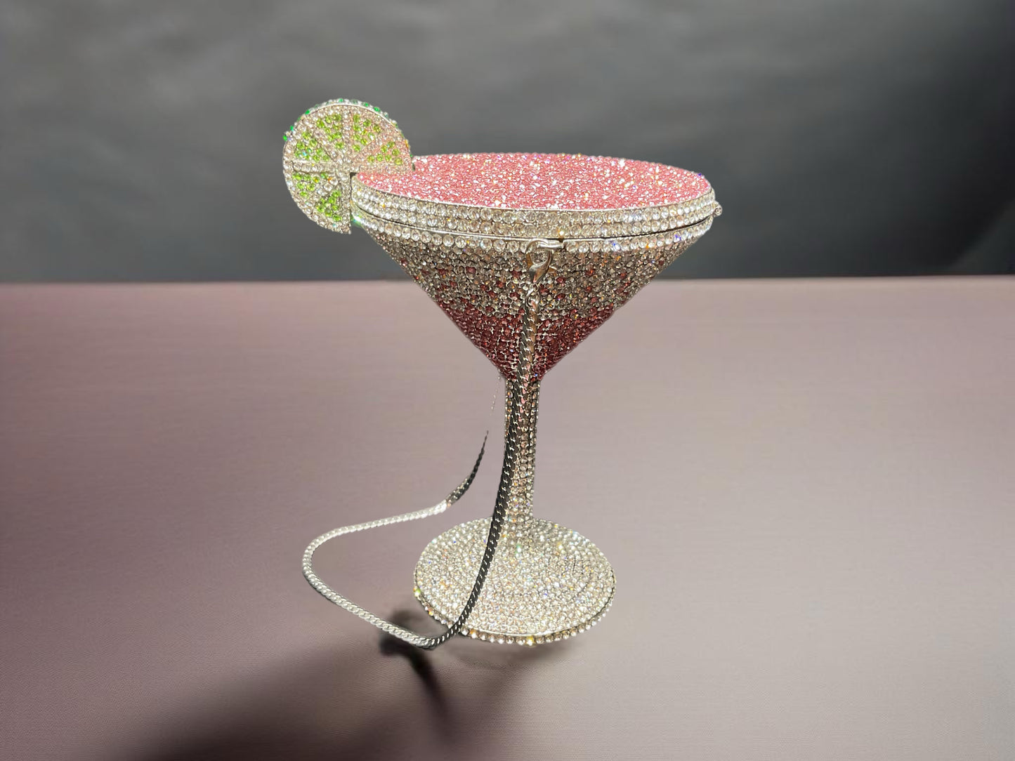 Martini Swarovski crystal purse