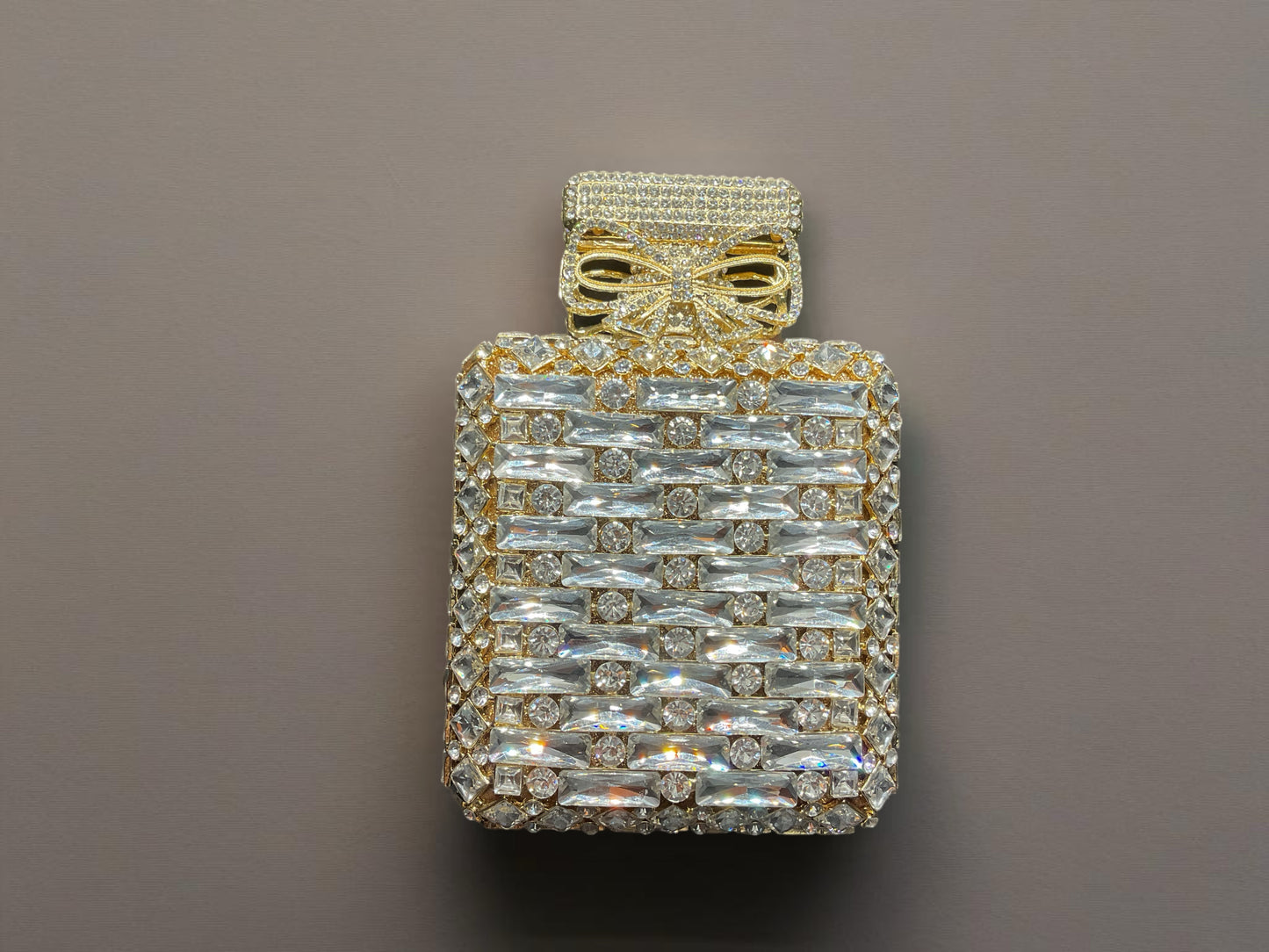 Perfume Swarovski crystal purse