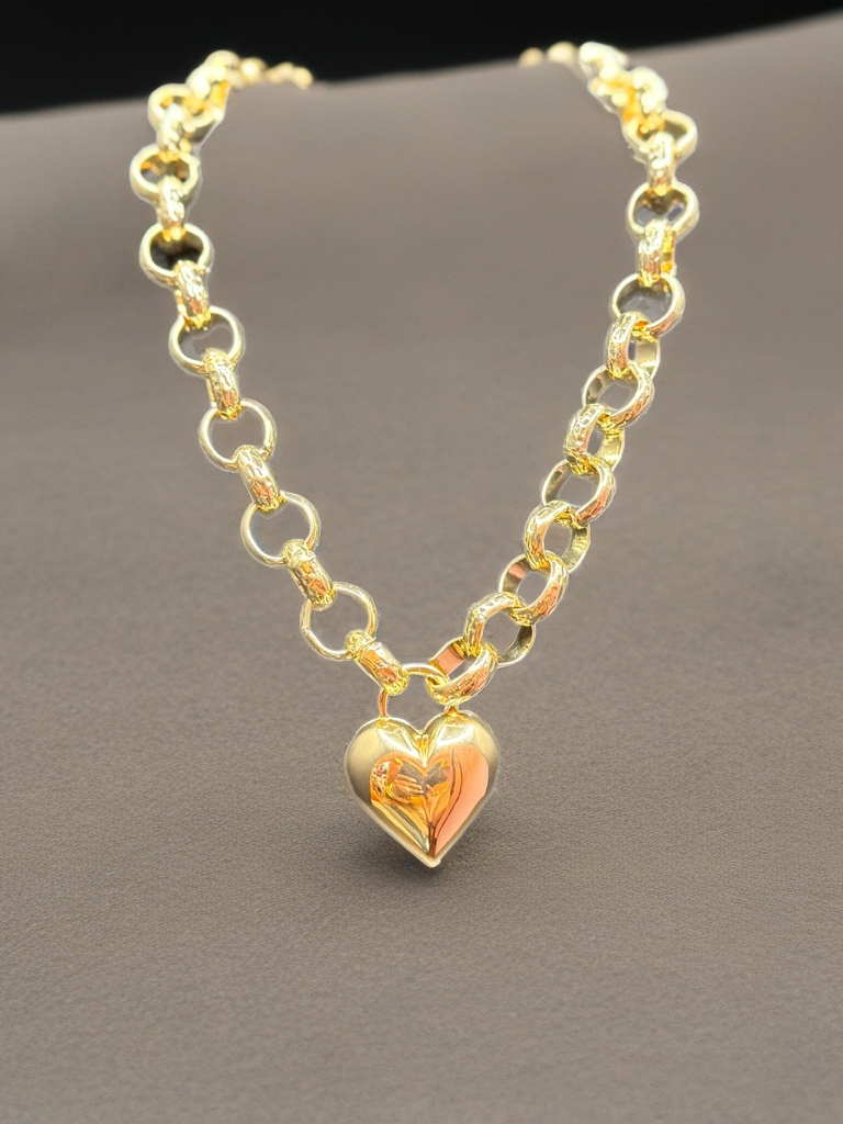 Golden Hearts-Necklace