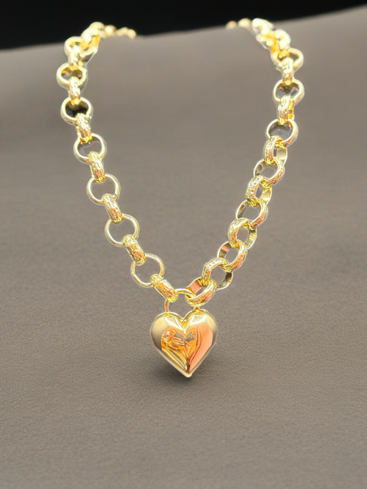 Golden Hearts-Necklace