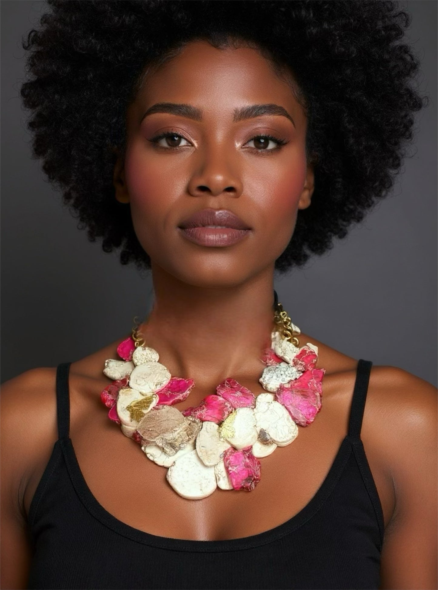 Butterfly Kissed Jasper- Necklace