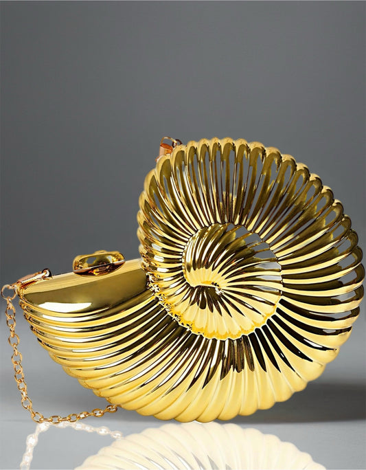 Golden Tide Shell- Purse