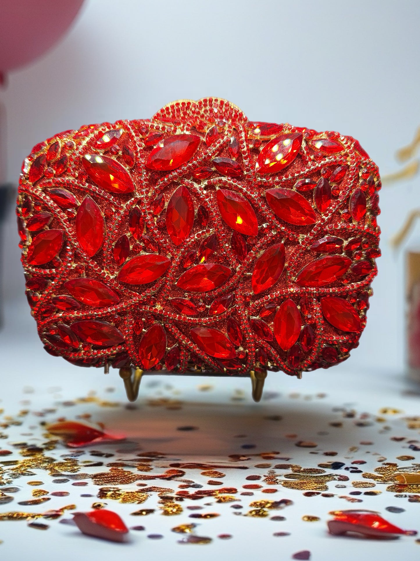 Raining Bling Swarovski crystal purse