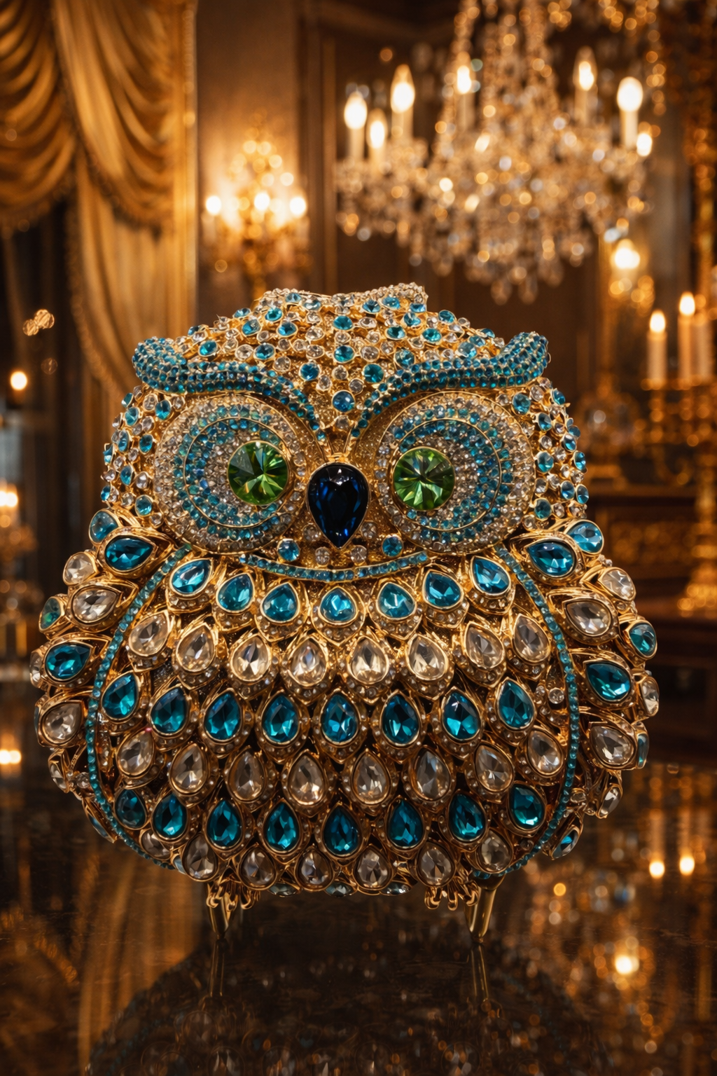 Owl Crystal Swarovski-Purse