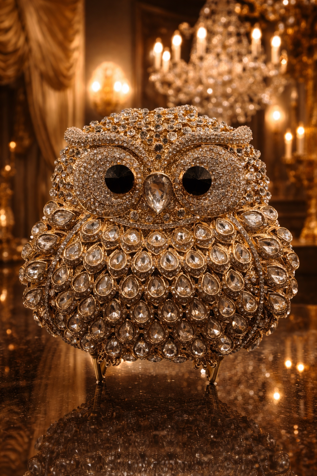 Owl Crystal Swarovski-Purse