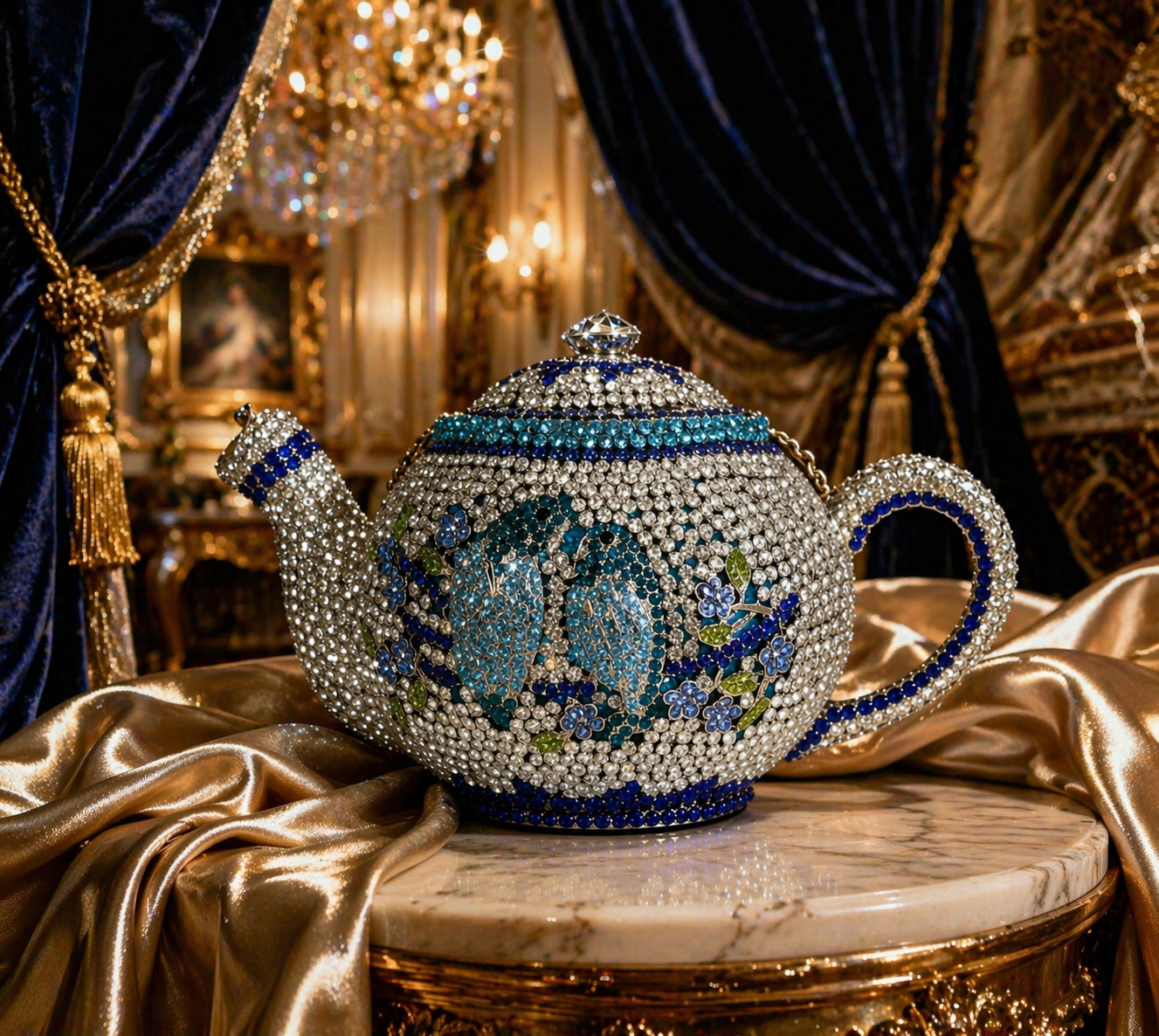 Spill the Tea Swarovski Crystal-Purse
