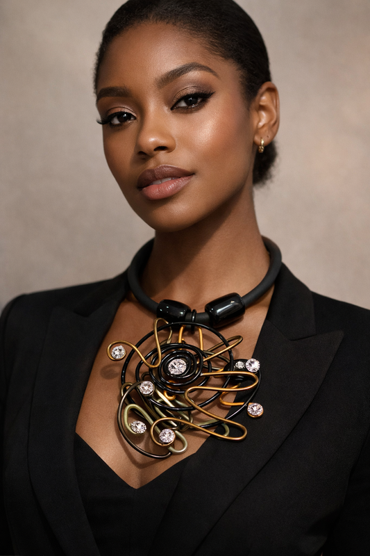 Star Power Swirl-Necklace