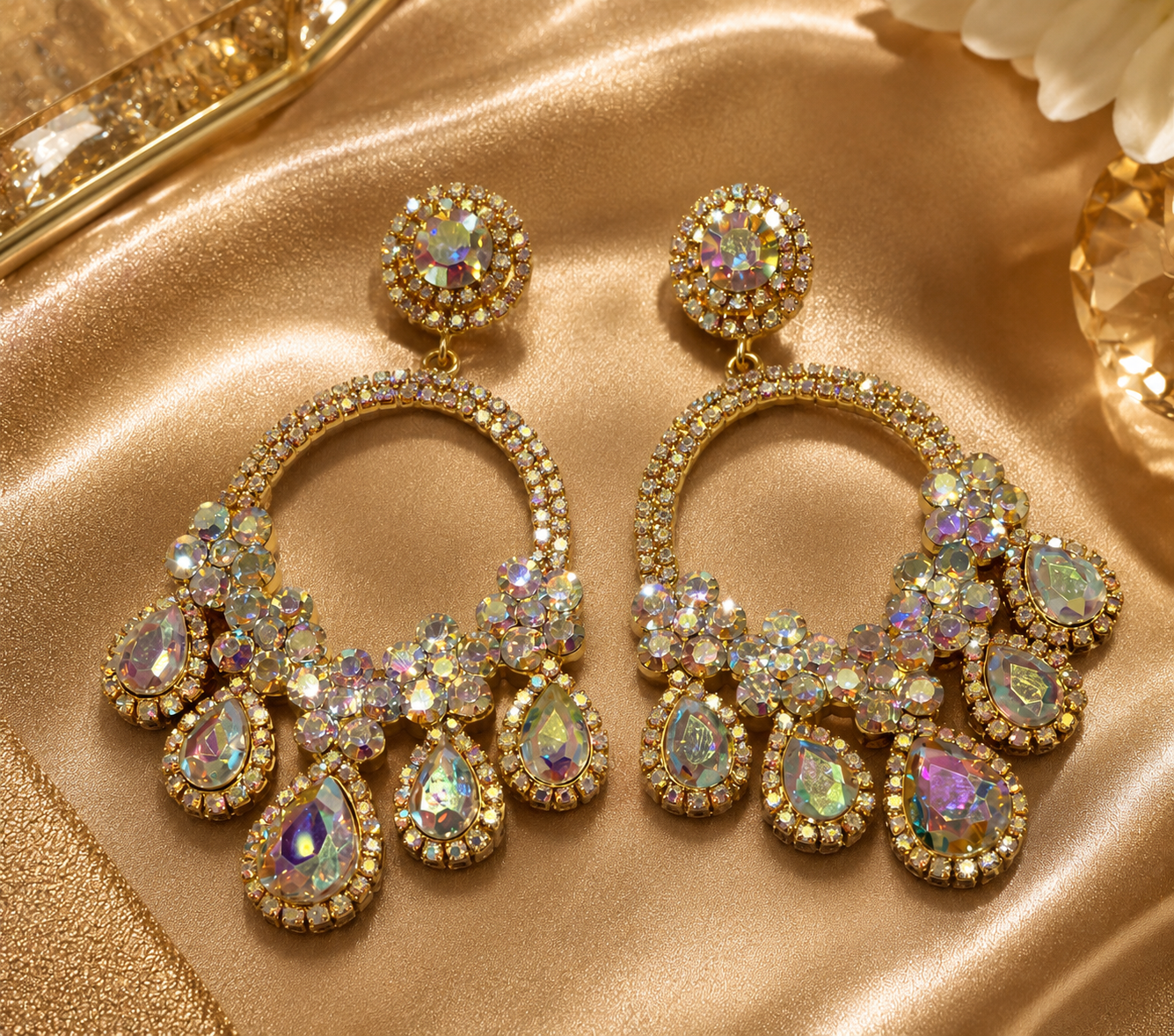 Carnival Girl Earrings - Gold