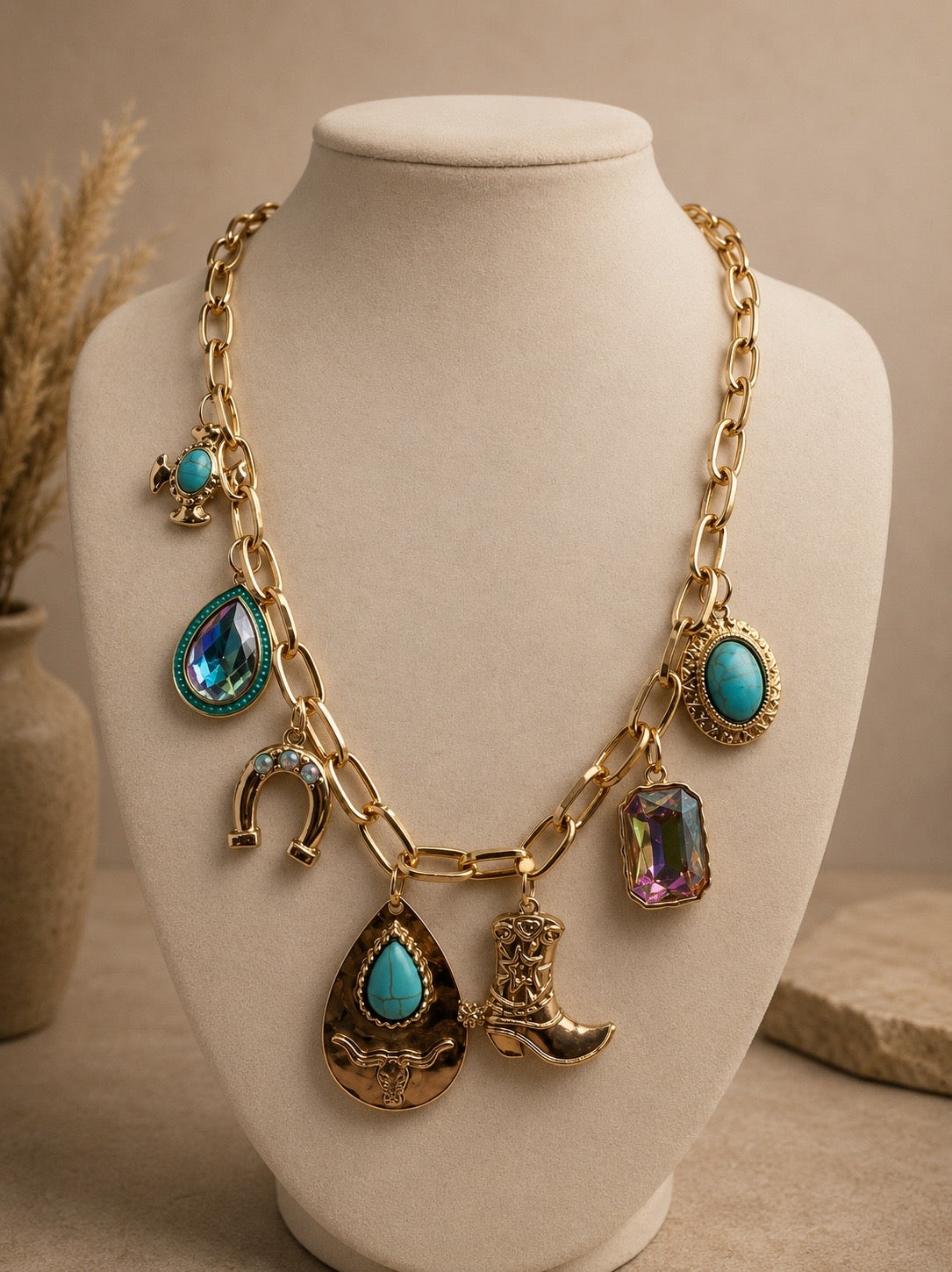 Cowgirl Charm Cascade-Necklace