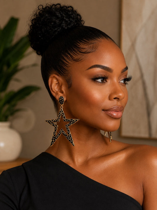 Midnight Starlet -Earrings