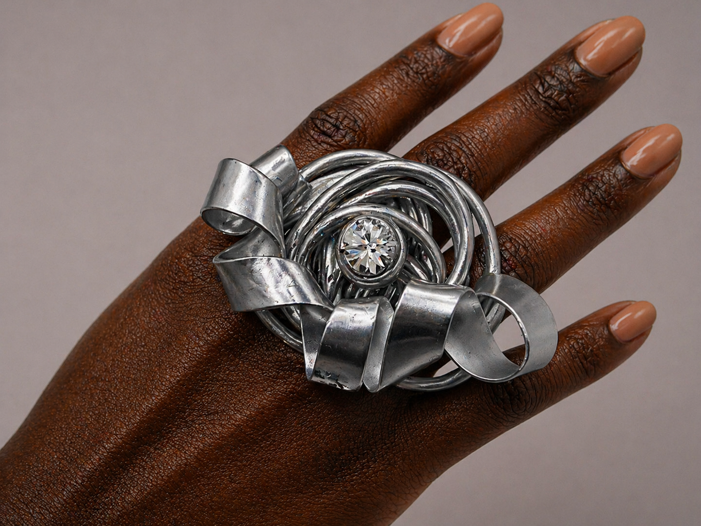 Cosmic Knot Ring Collection