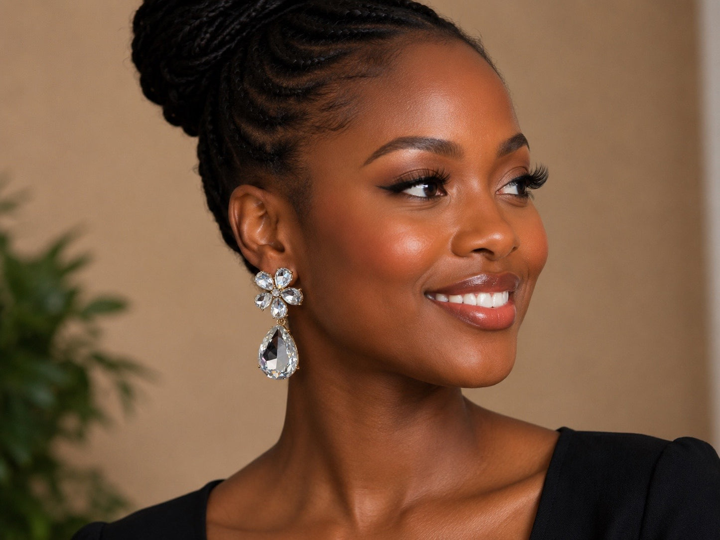Crystal Bloom Deluxe- Earrings