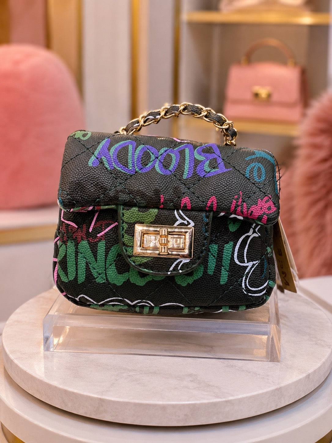 Mini Graphite- Kids Purse