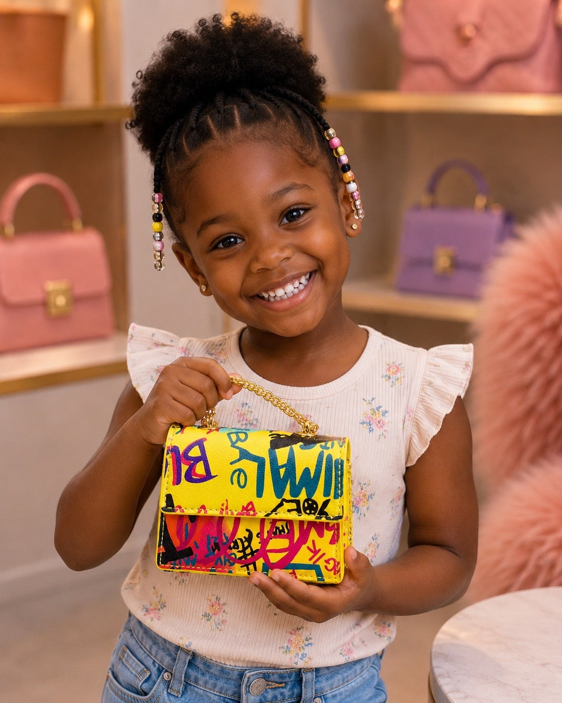 Mini Graphite- Kids Purse