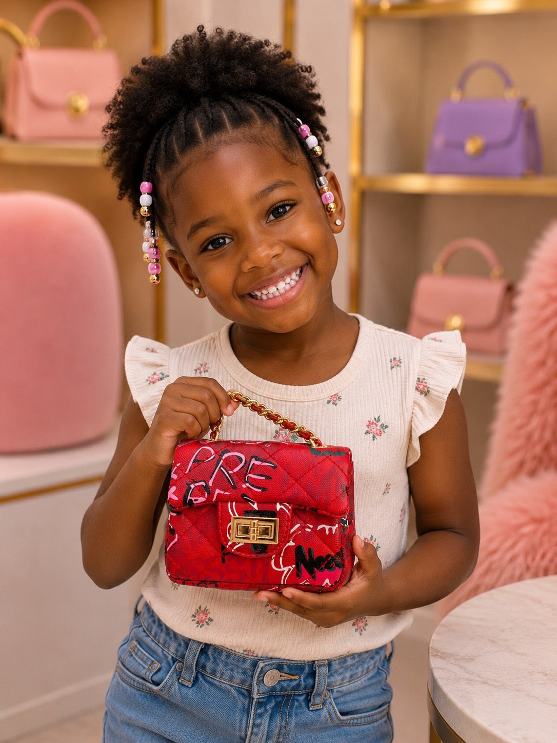 Mini Graphite- Kids Purse