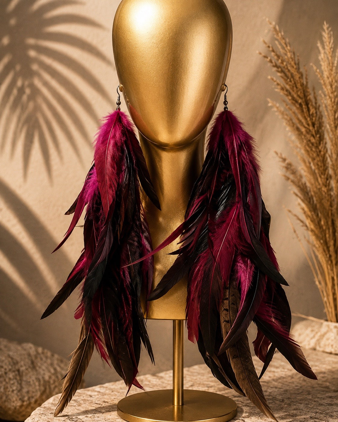 Tickle Me Feathers- Earrings