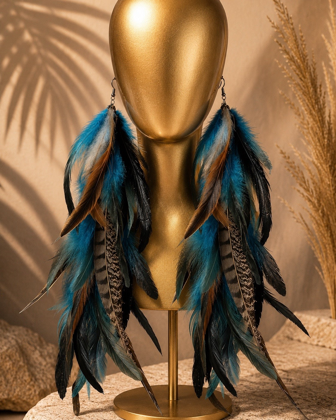 Tickle Me Feathers- Earrings
