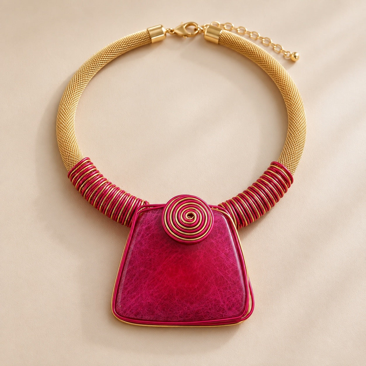 Caught in the Swirl- Necklace