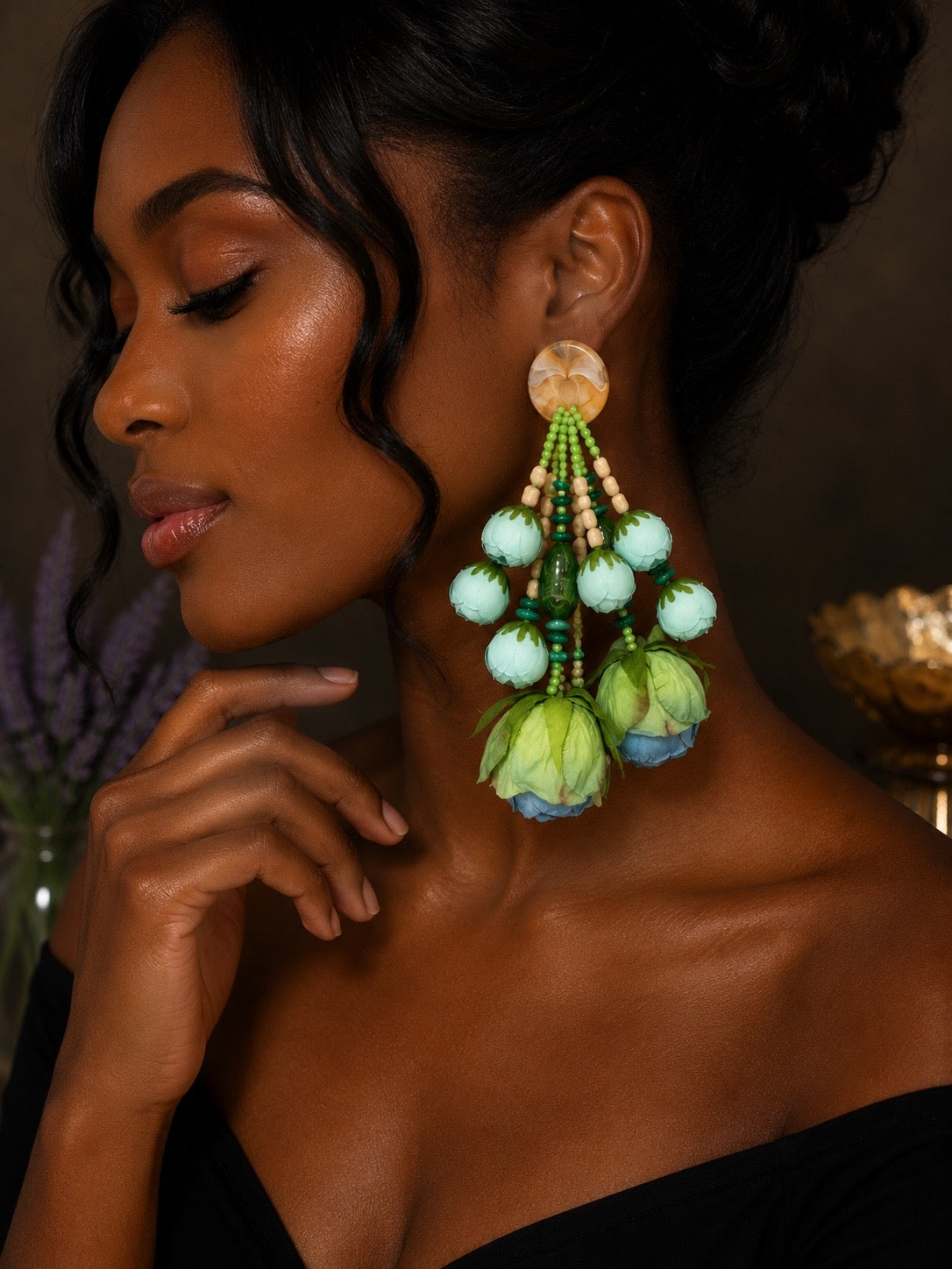 Garden Party Glam -Earrings