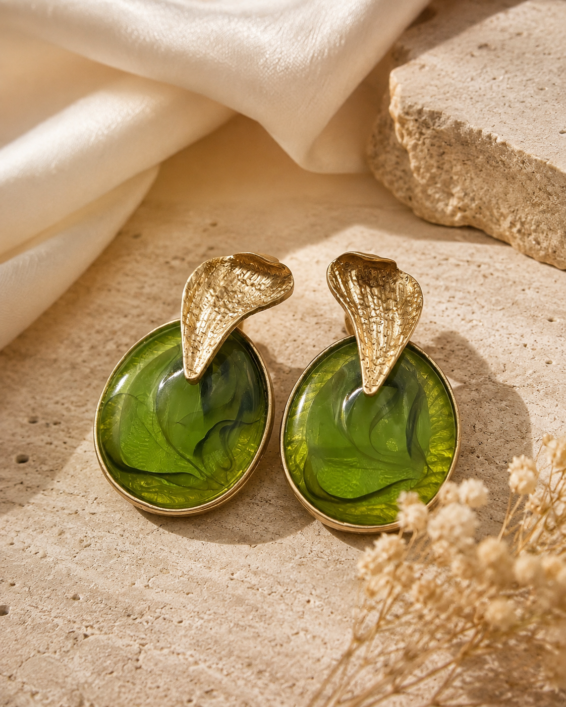 City Stone Drop-Earrings