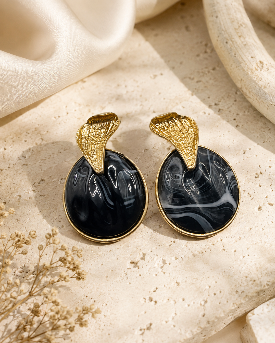 City Stone Drop-Earrings