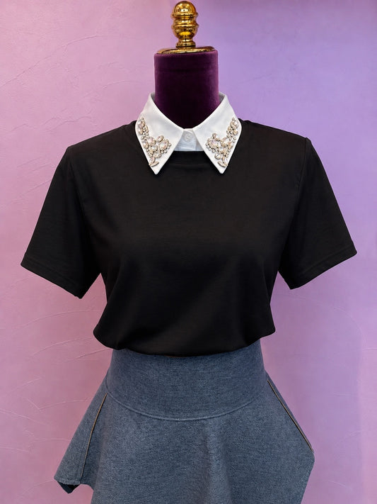 Bling Bling it on Collar - T-Shirt