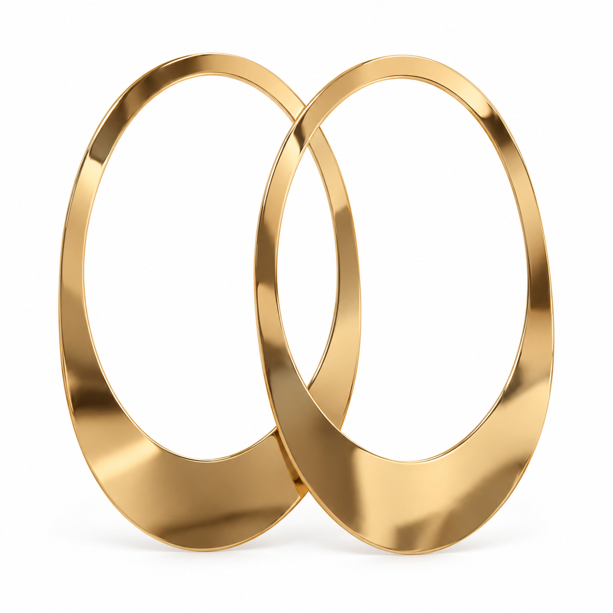 No Small Talk Hoop- Earrings