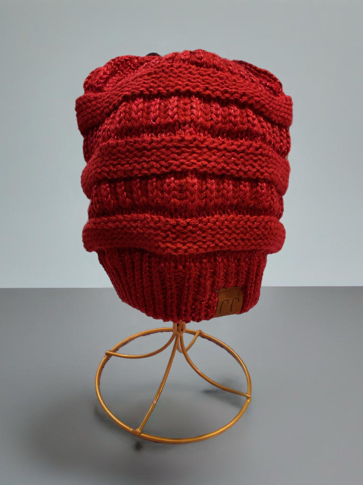 Knit Shimmer Beanie