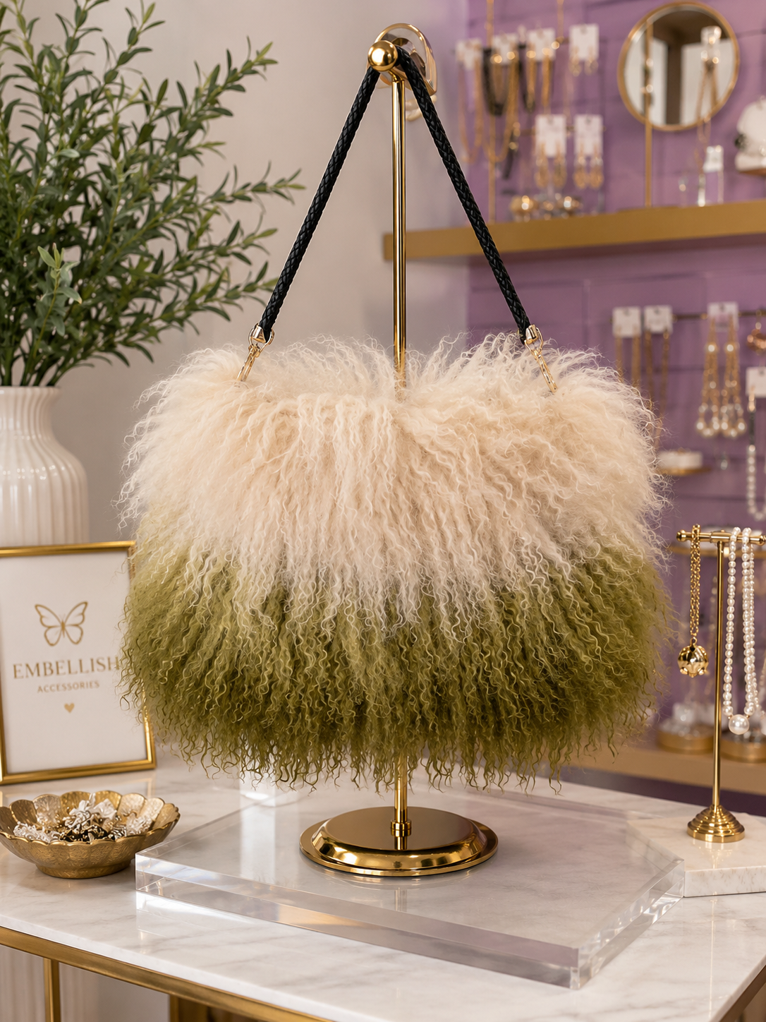 Cloud Nine Cross Body without Fox Tail -Purse