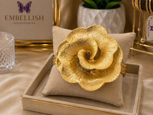 Floral Opulence Cuff- Bracelet
