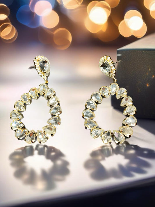 A Night Out Blinged Earrings