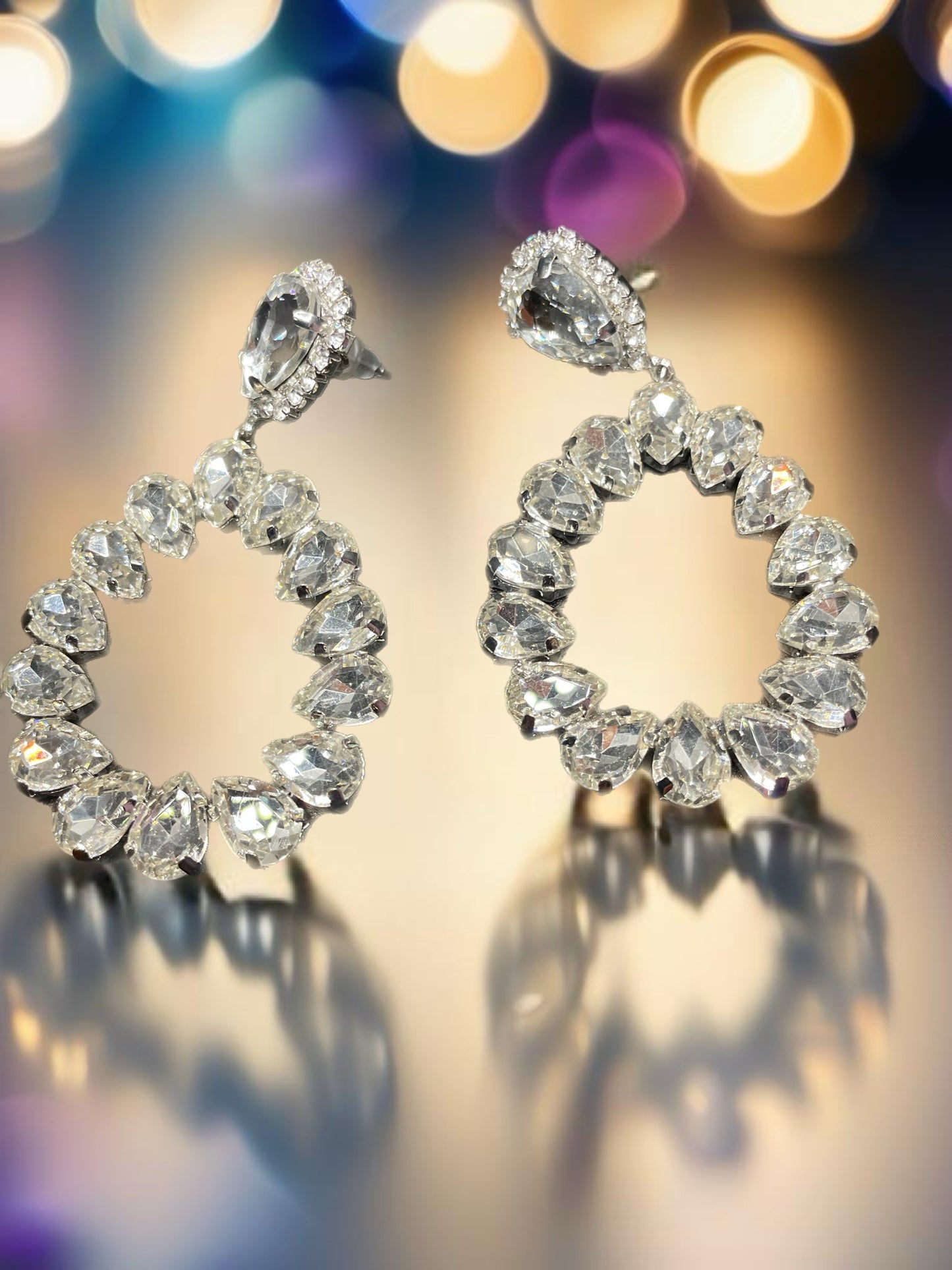 Show Stopper Earrings - Sliver