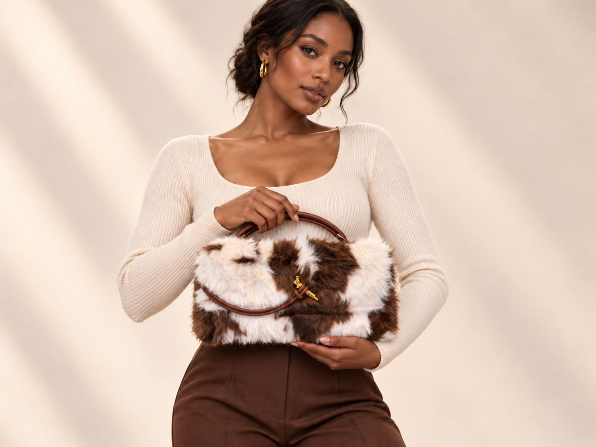 Fur The Attention -Purse