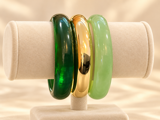 Green with Envy Bangle Stack - Bracelet