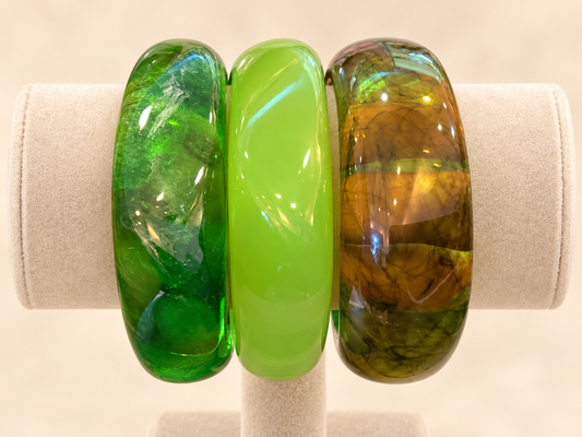 Lime Light Bangle Stack - Bracelet
