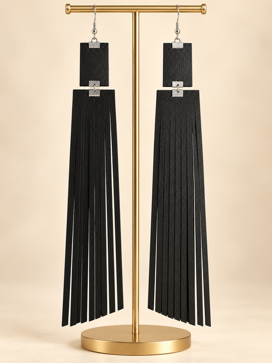 Long Story Short Fringe Earrings