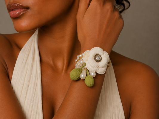 Lemon Blossom Flower-Bracelet