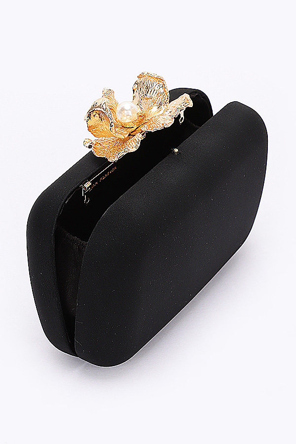 Pearl-Kissed Petals-Clutch