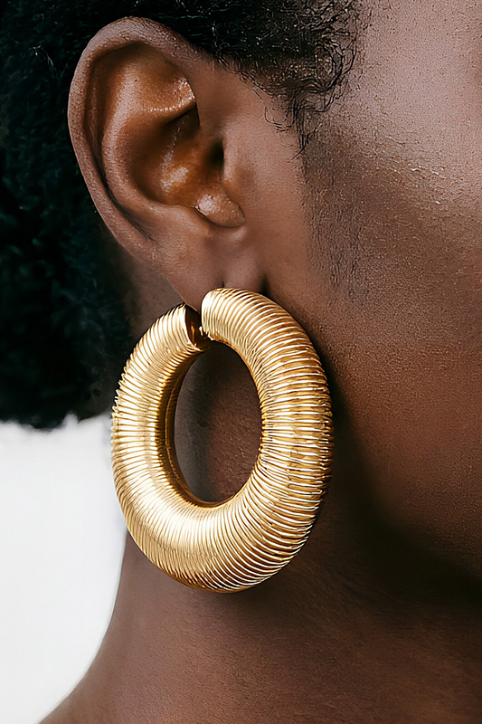 Slinky Girl Hoop- Earrings