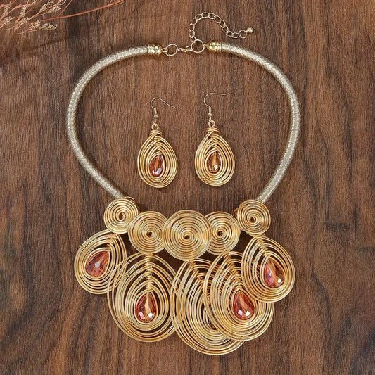 Teardrop Cascade Necklace