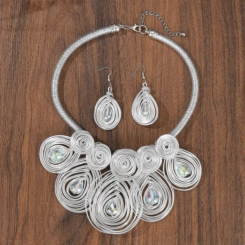Teardrop Cascade Necklace