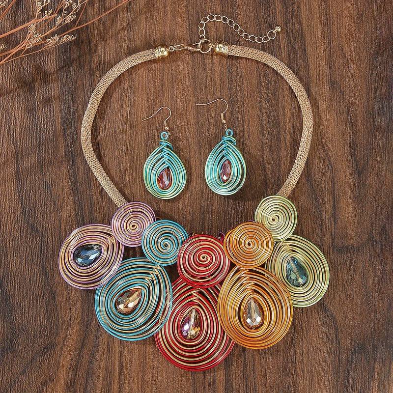 Teardrop Cascade Necklace