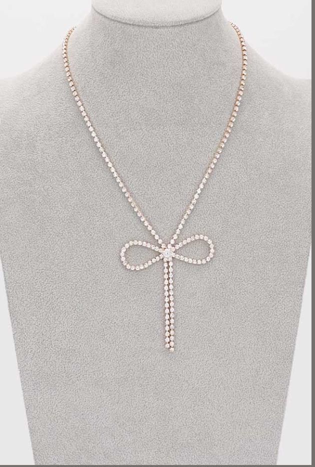 Twinkle Bow - Necklace